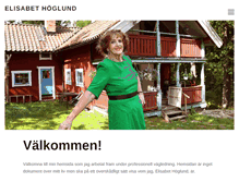 Tablet Screenshot of elisabethoglund.se